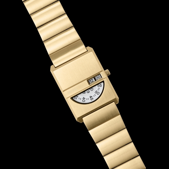 Breda Pulse Tandem Gold Digital Watch - Picture 5 of 7